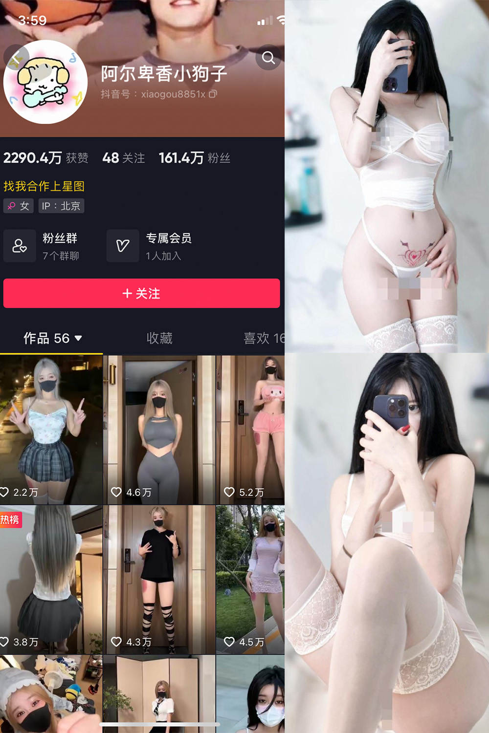 图片[1]-抖音 阿尔卑香小狗子 微密圈  NO.043期 【18P1V】最新至：2024.1.26-微密空间-全网最全抖音网红铁粉空间觅圈